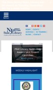 How njstatelib.org looks like on a mobile device such as an iPhone.