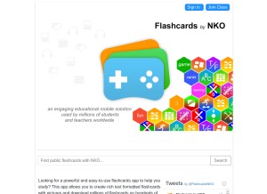 How nkoapps.com looks like on a tablet such as an iPad.