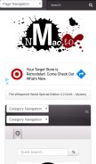 How nmac.to looks like on a mobile device such as an iPhone.
