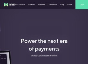 How nmi.com looks like on a tablet such as an iPad.