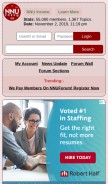How nnuforum.com looks like on a mobile device such as an iPhone.