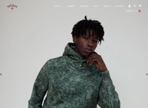 How noahny.com looks like on a tablet such as an iPad.