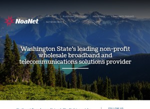 How noanet.net looks like on a tablet such as an iPad.