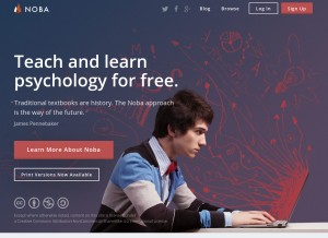 How nobaproject.com looks like on a tablet such as an iPad.