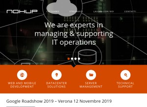 How nohup.it looks like on a tablet such as an iPad.