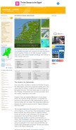 How noodweercentrale.nl looks like on a mobile device such as an iPhone.