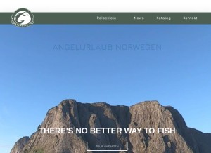 How nordatlantik-tours.de looks like on a tablet such as an iPad.
