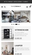 How nordlyhome.dk looks like on a mobile device such as an iPhone.