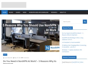 How nordvpnmodapk.com looks like on a tablet such as an iPad.