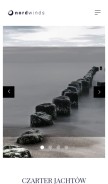 How nordwinds.pl looks like on a mobile device such as an iPhone.
