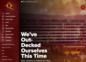 How northernquest.com looks like on a tablet such as an iPad.