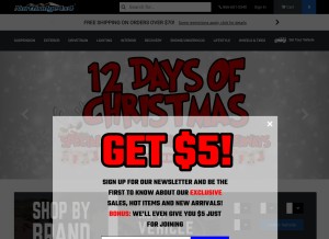 How northridge4x4.com looks like on a tablet such as an iPad.