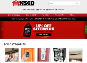 How northshorecommercialdoor.com looks like on a tablet such as an iPad.