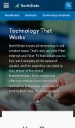 How northstate.net looks like on a mobile device such as an iPhone.