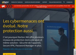 How nortoncdn.com looks like on a tablet such as an iPad.