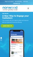 How norwoodsystems.com looks like on a mobile device such as an iPhone.