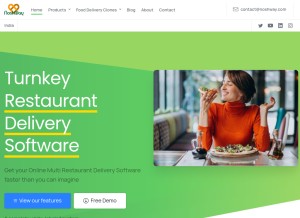 How noshway.com looks like on a tablet such as an iPad.