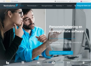 How nostradamus.nu looks like on a tablet such as an iPad.