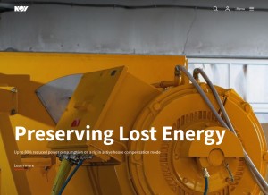 How nov.com looks like on a tablet such as an iPad.