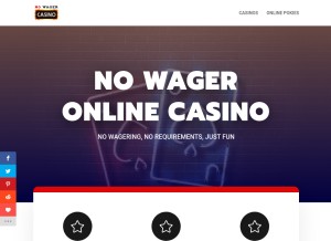 How nowagercasino.net looks like on a tablet such as an iPad.