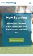 How nowboardingpets.com looks like on a mobile device such as an iPhone.