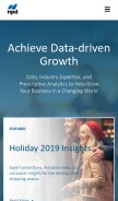 How npd.com looks like on a mobile device such as an iPhone.