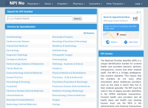 How npino.com looks like on a tablet such as an iPad.