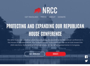 How nrcc.org looks like on a tablet such as an iPad.