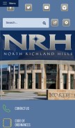 How nrhtx.com looks like on a mobile device such as an iPhone.