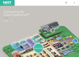 How nrttech.com looks like on a tablet such as an iPad.