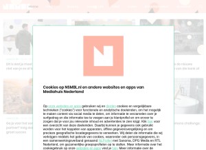 How nsmbl.nl looks like on a tablet such as an iPad.