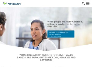 How ntst.com looks like on a tablet such as an iPad.