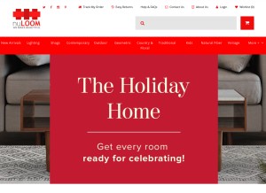 How nuloom.com looks like on a tablet such as an iPad.