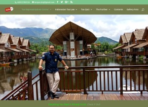 How nusahati.com looks like on a tablet such as an iPad.
