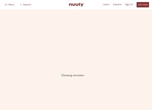 How nuuly.com looks like on a tablet such as an iPad.
