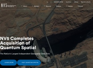 How nv5.com looks like on a tablet such as an iPad.