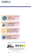 How nwoca.org looks like on a mobile device such as an iPhone.
