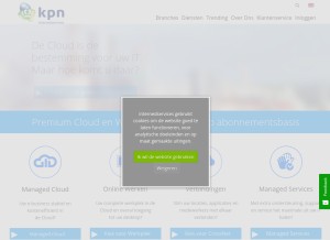How nxs.nl looks like on a tablet such as an iPad.