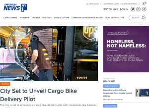 How ny1.com looks like on a tablet such as an iPad.