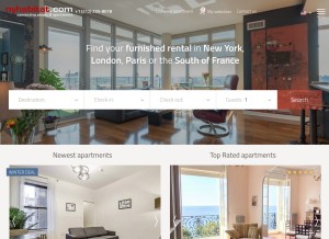 How nyhabitat.com looks like on a tablet such as an iPad.