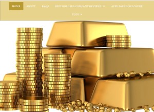 How oatmangold.net looks like on a tablet such as an iPad.