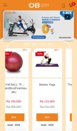 How ob-fit.com looks like on a mobile device such as an iPhone.