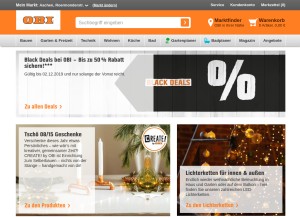 How obi.de looks like on a tablet such as an iPad.