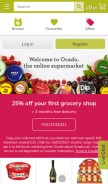How ocado.com looks like on a mobile device such as an iPhone.