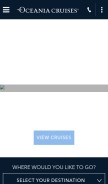 How oceaniacruises.com looks like on a mobile device such as an iPhone.