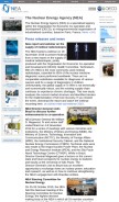 How oecd-nea.org looks like on a mobile device such as an iPhone.