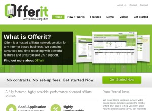 How offerit.com looks like on a tablet such as an iPad.