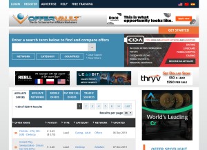 How offervault.com looks like on a tablet such as an iPad.