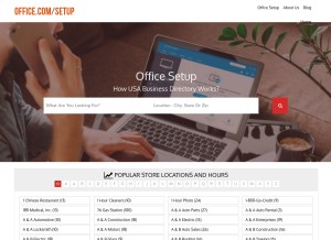 How office-uk.com looks like on a tablet such as an iPad.