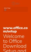 How officecommsetup.com looks like on a mobile device such as an iPhone.